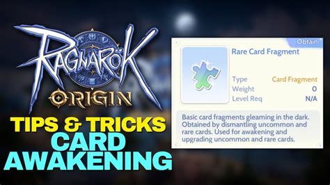 ragnarok origin card database|Ragnarok Origin Card Awakening Guide .